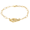 Bracelet Dinh Van Menottes R10 Bracelet en or jaune et diamants 58 Facettes DV21602-14