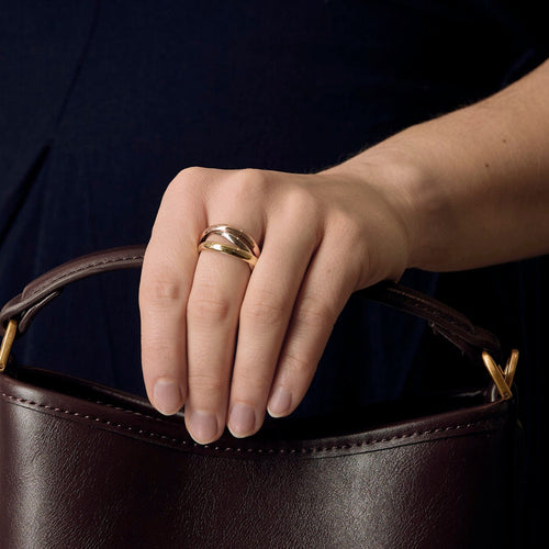 Bague 59 Cartier Trinity Bague en trois ors 58 Facettes DV21602-12