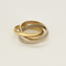 Bague 59 Cartier Trinity Bague en trois ors 58 Facettes DV21602-12