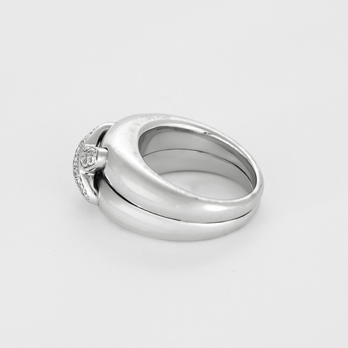 Bague 54 Chaumet - Liens - Bague en or gris et diamants 58 Facettes DV22972-11-54-3