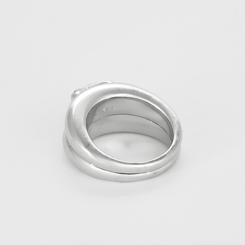 Bague 54 Chaumet - Liens - Bague en or gris et diamants 58 Facettes DV22972-11-54-3