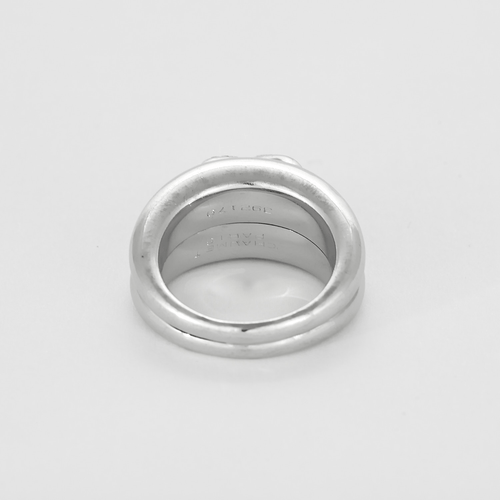 Bague 54 Chaumet - Liens - Bague en or gris et diamants 58 Facettes DV22972-11-54-3