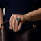 Bague 52 VERSACE - Importante Bague chevalière en or gris, topaze et diamants 58 Facettes DV22972-6-52-1