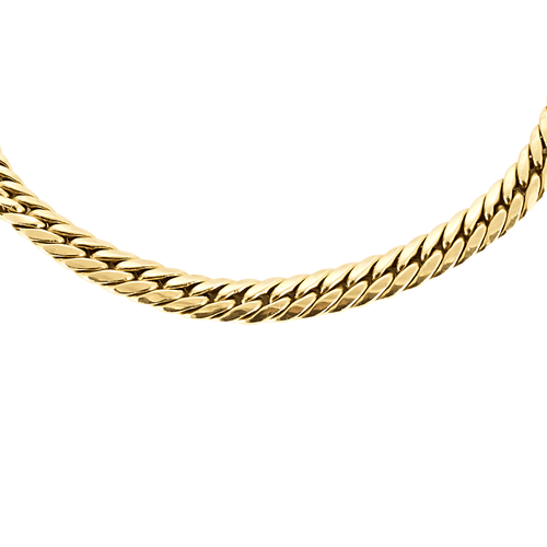 Collier Collier gourmette en or jaune 58 Facettes DV22852-2