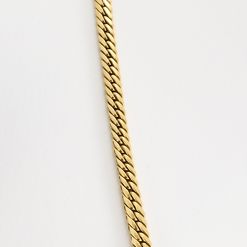 Collier Collier gourmette en or jaune 58 Facettes DV22852-2