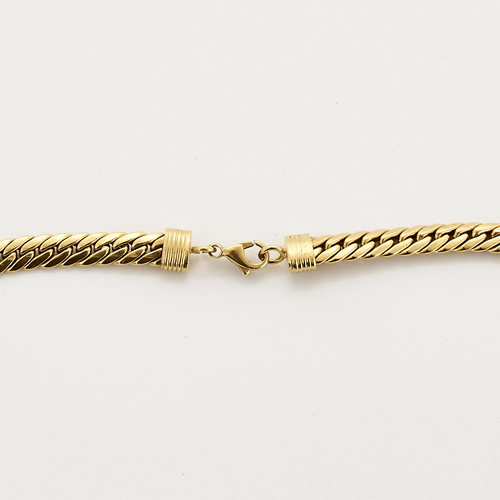 Collier Collier gourmette en or jaune 58 Facettes DV22852-2