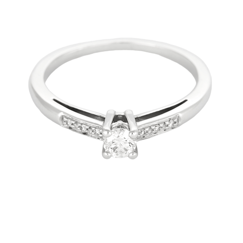 Bague 54 Mauboussin "Tu es le sel de ma vie n°2 - Bague en or gris et diamants 58 Facettes DV9296-5