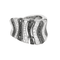 52 Bague moderniste en or gris diamants noirs et blancs 58 Facettes DDV23962-1-52-1