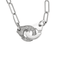 Collier Dinh Van Collier Menottes R10 en or blanc et  diamants 58 Facettes DV21602-10