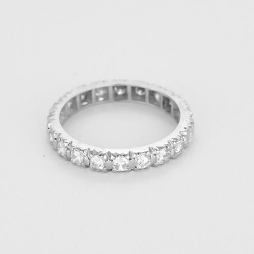 53 Alliance américaine en or gris et diamants 58 Facettes DV24426-2-53-2