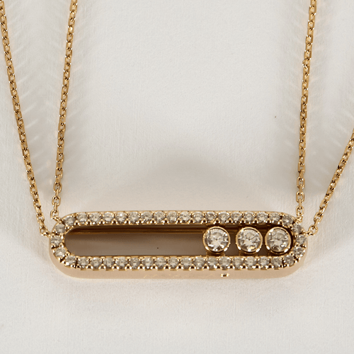 Collier MESSIKA - Move pavé - Collier en or rose 58 Facettes DV23195-3