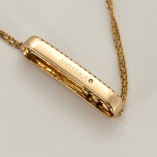 Collier MESSIKA - Move pavé - Collier en or rose 58 Facettes DV23195-3