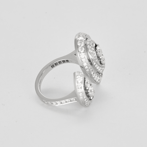 Chaumet - Rondes de Nuit Toi & Moi - Grand modèle - Bague en or blanc et diamants