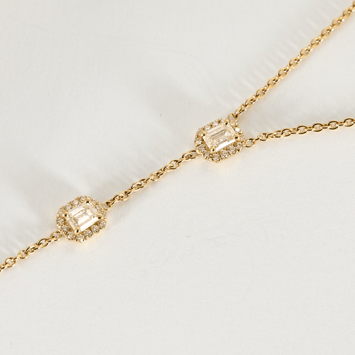 Collier Collier en or rose et diamants 58 Facettes DV5403-14