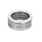 Bague 54 BULGARI - Bague B zero or gris et diamants 58 Facettes DV23195-5-54-3