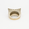 Bague 56 Bague moderniste en or deux tons et diamants 58 Facettes DV22972-7-56-3