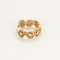 Bague 53 Bague en or rose et diamants 58 Facettes DV5403-15-53-2