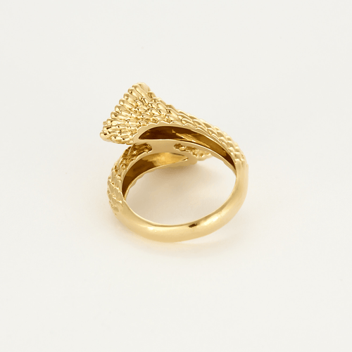 Bague 56 BOUCHERON - Serpent de bohème - Bague en or jaune et citrines 58 Facettes DV23308 -1-56-3