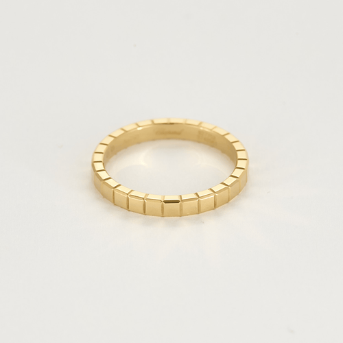 Bague 52 CHOPARD - Ice Cube - Alliance en or jaune 58 Facettes DV20103-5