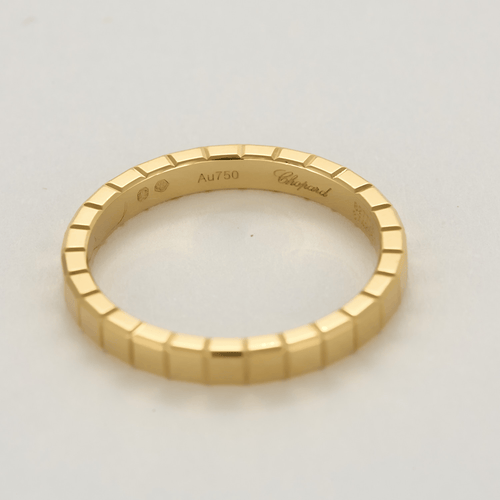 Bague 52 CHOPARD - Ice Cube - Alliance en or jaune 58 Facettes DV20103-5