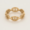 Bague 54 HERMES - Bague Chaîne d'ancre Enchaînée en or rose 58 Facettes DV25095-1-54-22