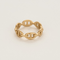 Bague 54 HERMES - Bague Chaîne d'ancre Enchaînée en or rose 58 Facettes DV25095-1-54-22