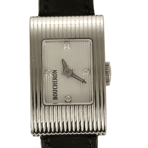 Montre BOUCHERON - Reflet - Montre en acier et diamants 58 Facettes DV23126-1