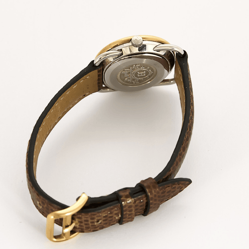 Montre HERMES - Arceau - Montre en acier et plaqué or 58 Facettes DV23242-1