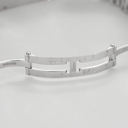 Cartier - Tank Américaine - Montre en or blanc et diamants 58 Facettes DV25042-1