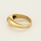 Bague 55 Bague chevalière en or jaune et saphir 58 Facettes DV24394-1