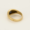 Bague 55 Bague chevalière en or jaune et saphir 58 Facettes DV24394-1