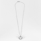 Collier Chaîne et Pendentif Coeur en or gris et diamants 58 Facettes DV24276-12