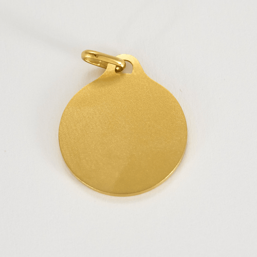 Pendentif Augis - Médaille sentimentale en or jaune 58 Facettes DV20103-6