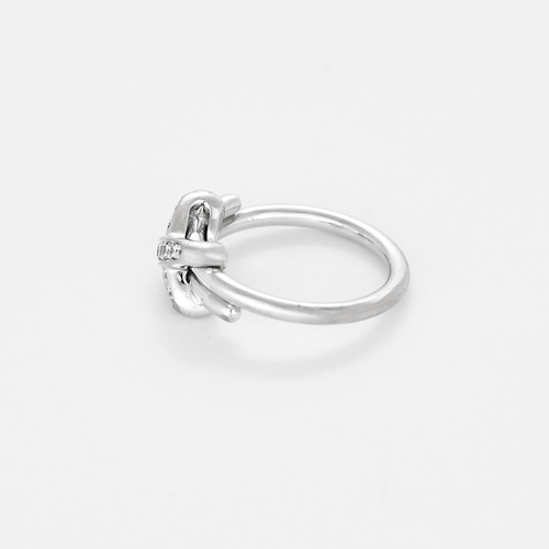 Bague 51 CHAUMET - Bague Jeux de Liens en or gris et diamants 58 Facettes DV24412-2