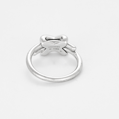 Bague 51 CHAUMET - Bague Jeux de Liens en or gris et diamants 58 Facettes DV24412-2