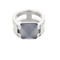 Bague 51 Hermès - Médor - Bague en argent, calcédoine bleue et diamants 58 Facettes DV25004-2