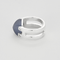 Bague 51 Hermès - Médor - Bague en argent, calcédoine bleue et diamants 58 Facettes DV25004-2