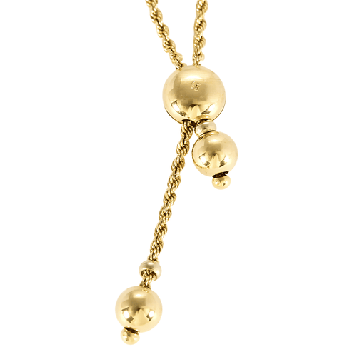 Collier Collier de passementerie en or jaune 58 Facettes DV24448-5
