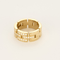 Bague 52 Cartier - Maillon Panthère - Bague trois rangs, semi-pavée or jaune et diamants 58 Facettes DV25466-1-52-1