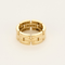 Bague 52 Cartier - Maillon Panthère - Bague trois rangs, semi-pavée or jaune et diamants 58 Facettes DV25466-1-52-1