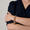 Bracelet Bracelet en or rose à maille fantasie ciselée 58 Facettes DV22637-1