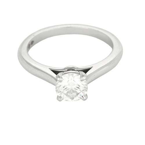Bague 48 Cartier, solitaire 1895 -  en platine et diamant 58 Facettes DV23634-3
