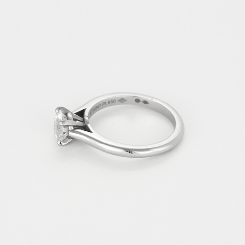 Bague 48 Cartier, solitaire 1895 -  en platine et diamant 58 Facettes DV23634-3