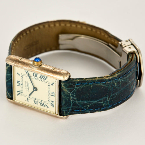 Montre CARTIER - Tank Must - Montre en argent 58 Facettes DV22972-17
