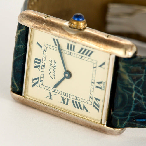 Montre CARTIER - Tank Must - Montre en argent 58 Facettes DV22972-17