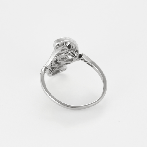 Bague 57,5 Bague Diamant en or blanc et diamants 58 Facettes DV12539-3-575-5