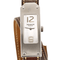 Montre HERMÈS - Kelly 2 - Montre en acier à boitier rectangulaire à mouvement quartz 58 Facettes DV0942-4