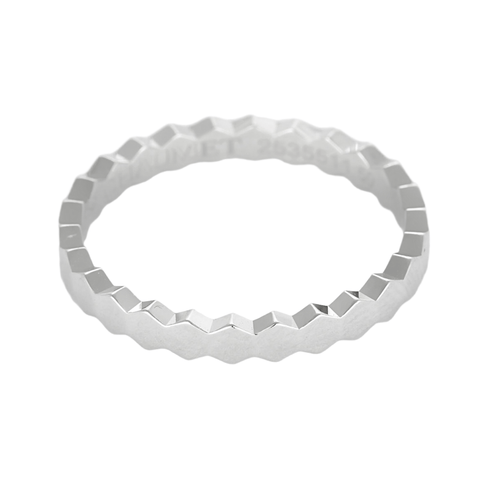 Bague 50 CHAUMET - Bee My Love - Alliance en or gris 58 Facettes DV25295-2
