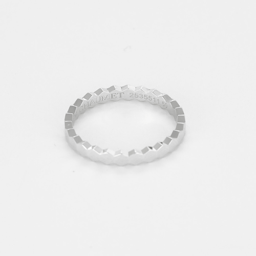 Bague 50 CHAUMET - Bee My Love - Alliance en or gris 58 Facettes DV25295-2