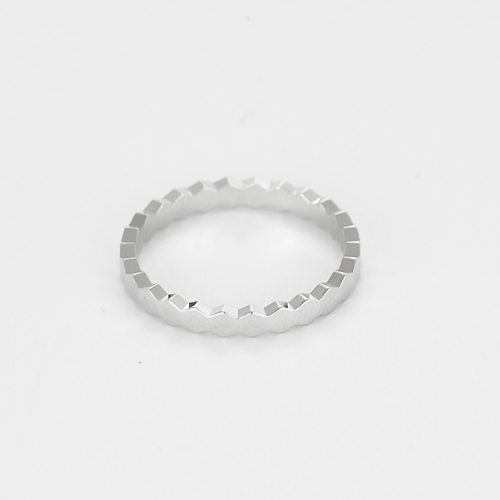 Bague 50 CHAUMET - Bee My Love - Alliance en or gris 58 Facettes DV25295-2